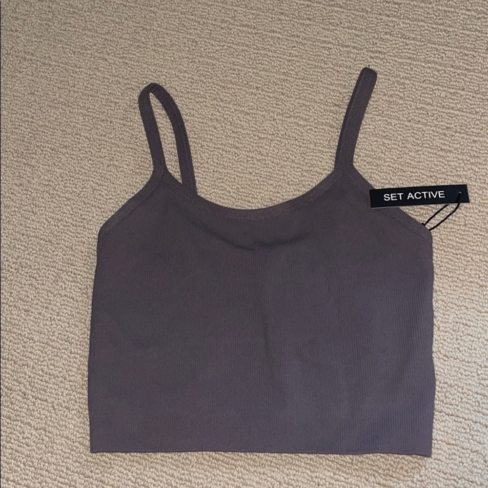 SET ACTIVE - Sculptflex Body Crop (Smoke)